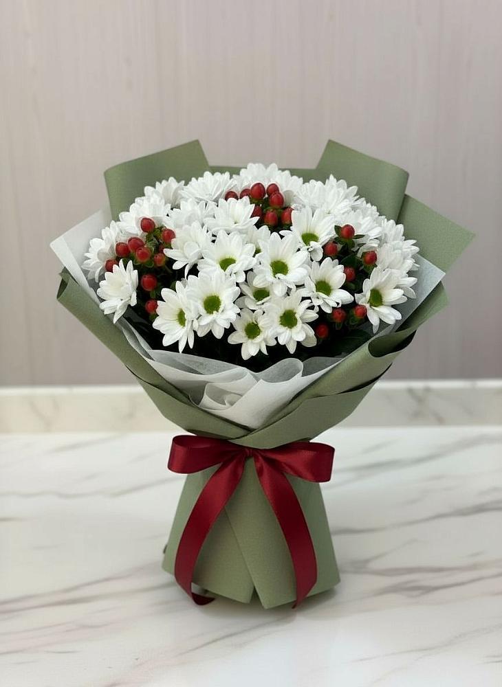 Букет цветов из: Хризантемы в Икряном