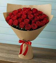 Букет Красные розы Милано в Икряном