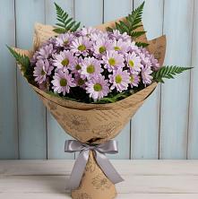 Букет цветов из:  Хризантемы в Икряном