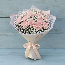 Букет цветов из:  Гвоздики в Икряном