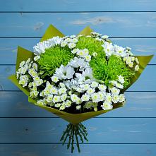 Букет цветов из:  Хризантемы #REPLACE_PRED# Икряном