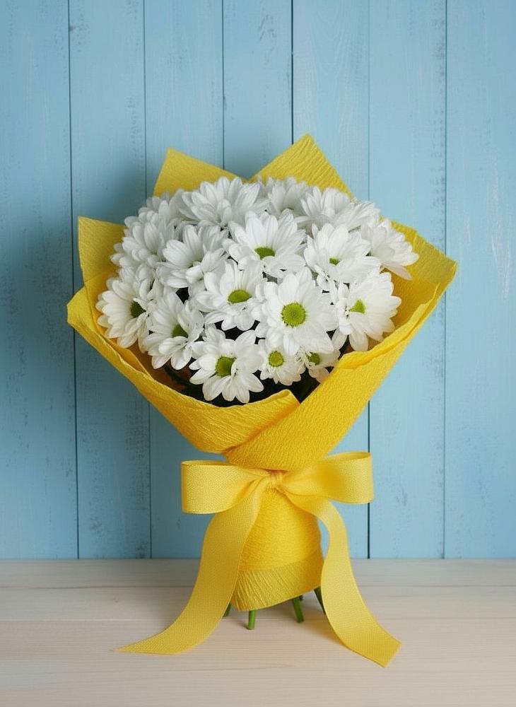 Букет цветов из: Хризантемы в Икряном