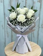 Букет цветов из:  Розы в Икряном