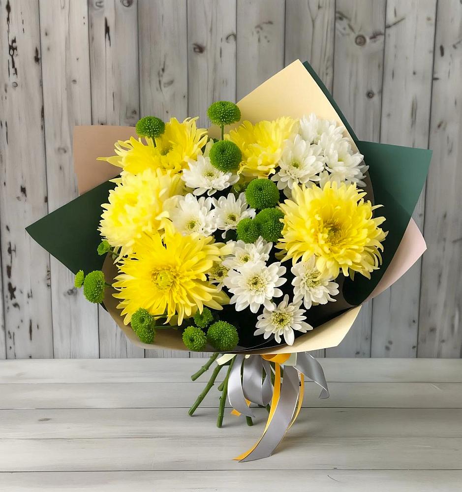Букет цветов из: Хризантемы в Икряном