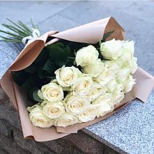 Букет Белые розы Анастасия #REPLACE_PRED# Икряном