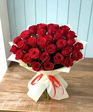 Букет 29 Красных роз в Икряном