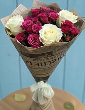Букет цветов из:  Розы в Икряном